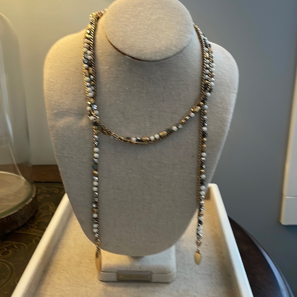 Stella &Dot Zoe Lariat Necklace Gold